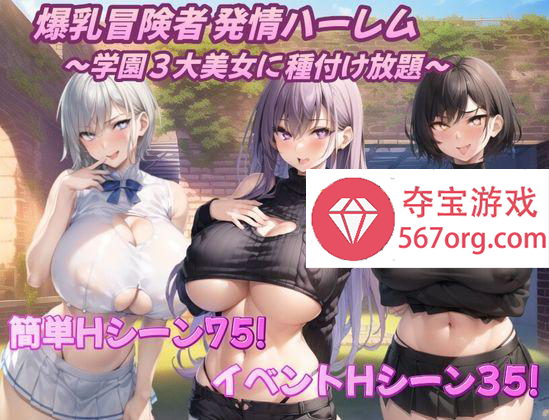 图片[2]-[PC-RPG] [新作RPG生肉巨乳]爆乳冒険者発情ハーレム～学園3大美女に種付け放題～[680M]-夺宝游戏